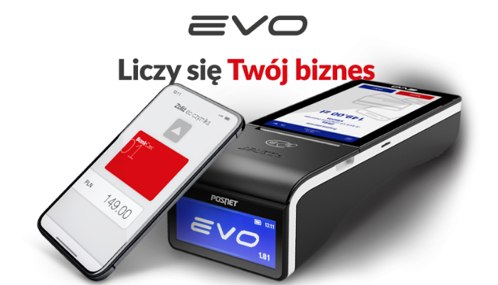 Kasoterminal Posnet Evo - kasa i terminal w jednym urządzeniu